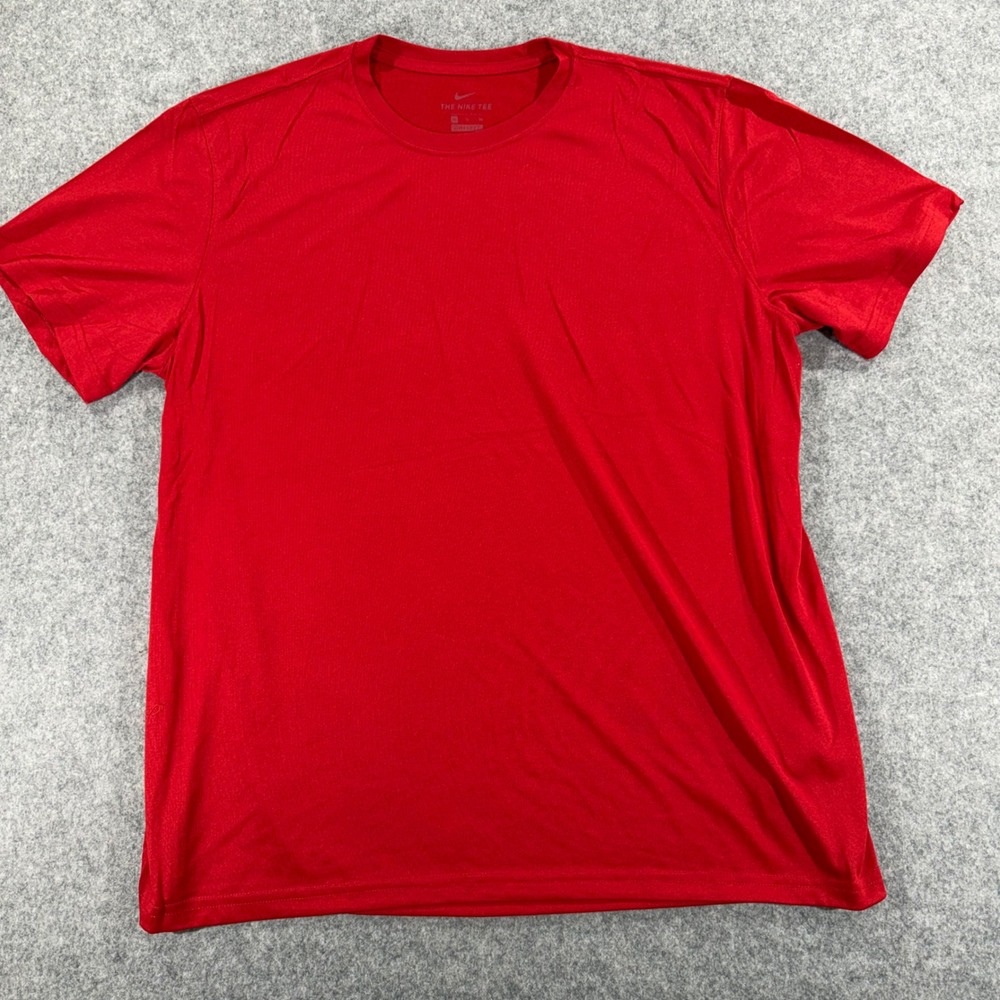 Nike Mens‎ Dri-FIT Legend Training T-Shirt Red Short Sleeve Crew Neck XL